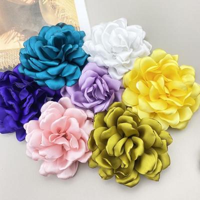 10cm Multi Layered Camellia Brooch Korean Sweater Coat Pin New Fabric Flower Pin Brooch