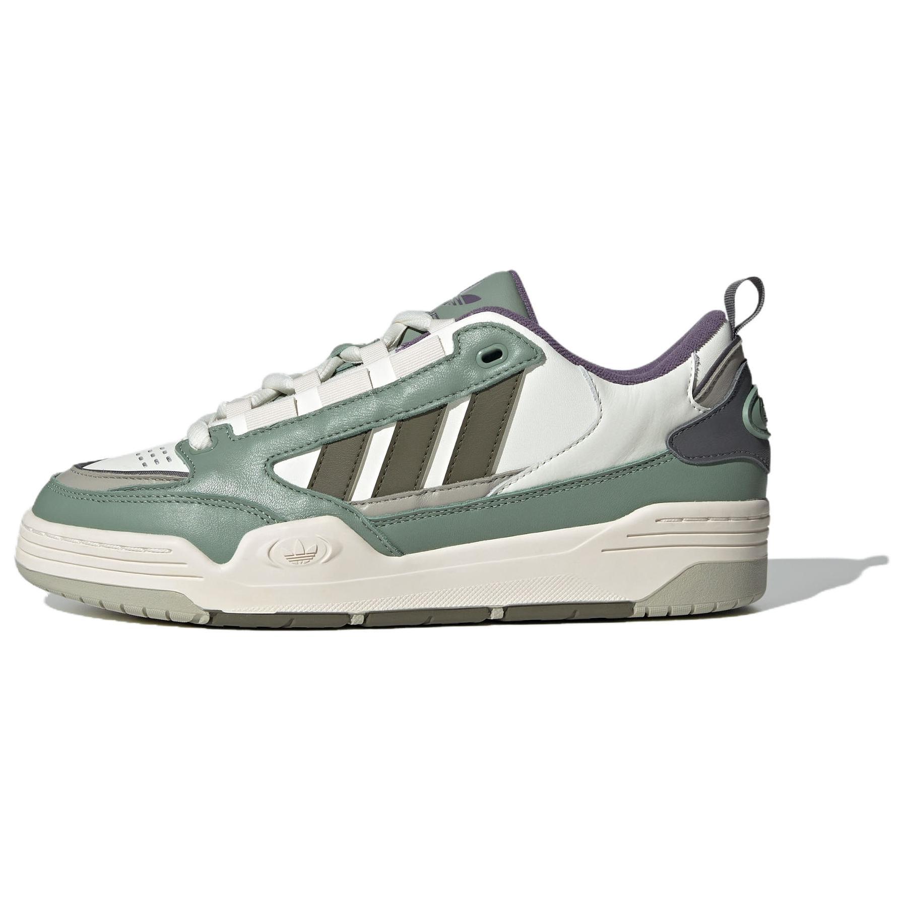 adidas Originals Drop Step Low  White Silver Green Purple  Unisex Low-Top Sneakers JR8349 36.5