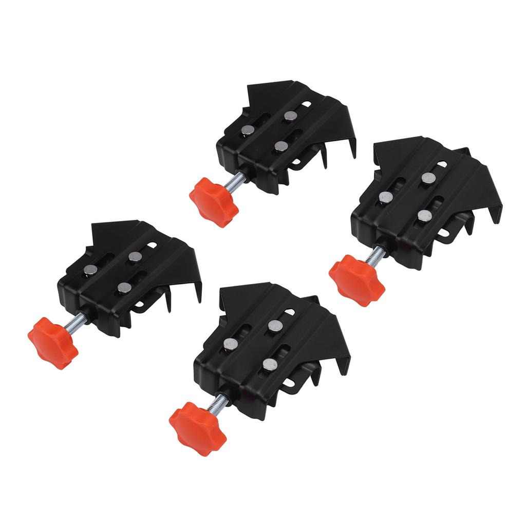 4Pcs Corner Clamp Stainless Steel 2 Open 2 Close Type Adjustable 90 Degree Right Angle Clamp for