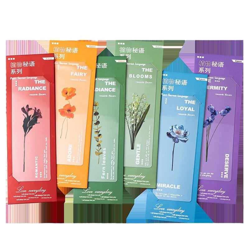 Dried Flower Bookmark Semi-Transparent Natural Plant Bookmark Pet Bookmark Natural For Books Office Study