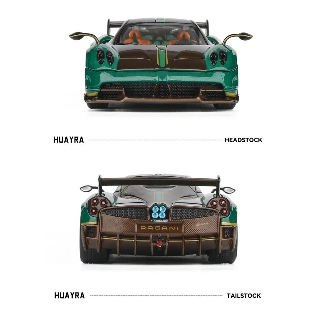 1/32 Pagani Huayra Supercar Diecasts & Toy Vehicles Metal Car Model Shock absorber Sound Light Collection Car Toys Gift