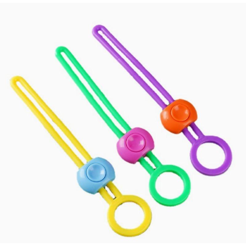 Colorful Snack Sealing Strings  Multi-functional Food Preservation Ties with Creative Clips for Convenient Carrying and Easy Use