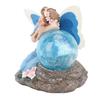 Solar Garden Fairy Statue Housewarming Ornament Unique Present Solar Garden Statue Outdoor Decor for