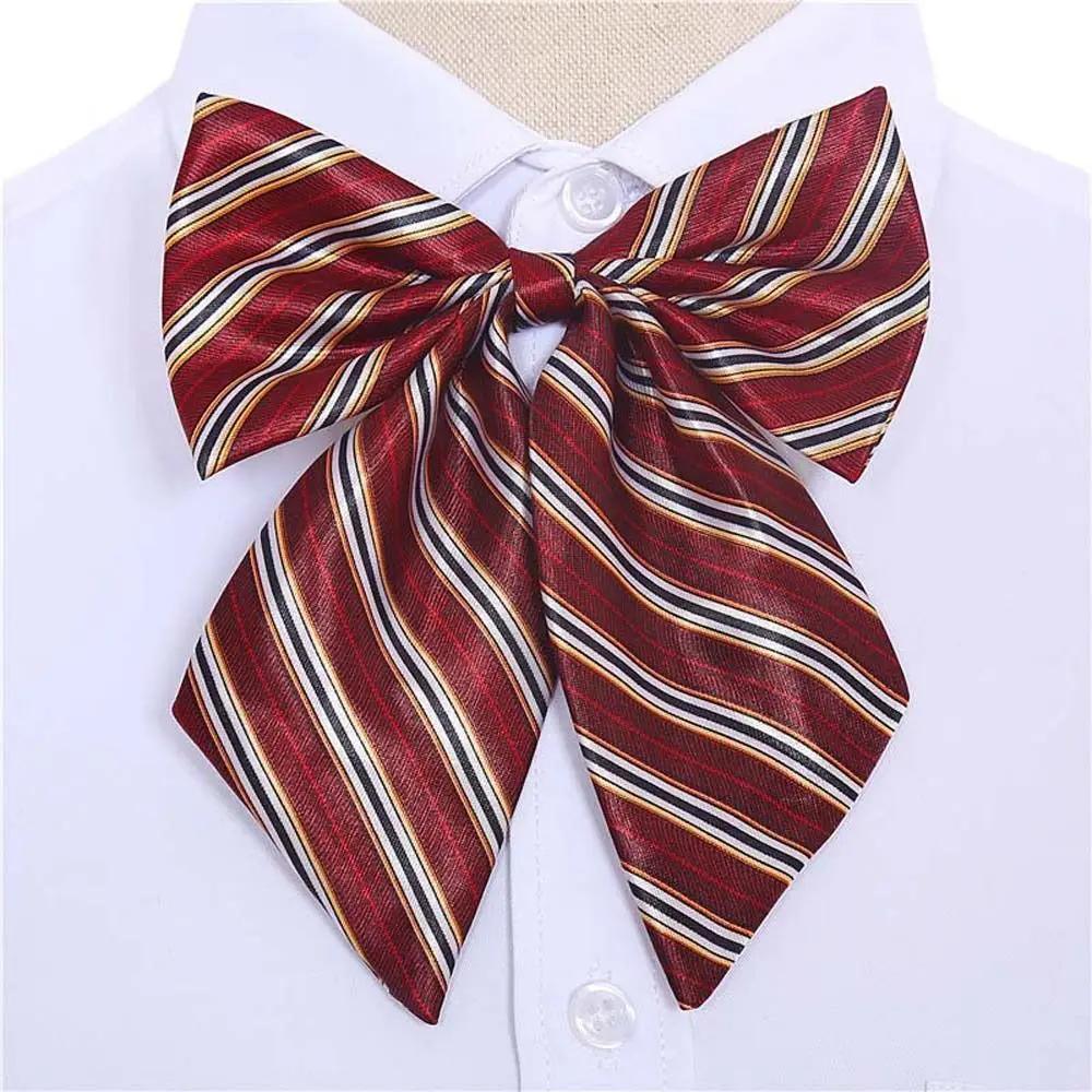 Stripe Airline Stewardess Necktie Korean Style Nurse Neck Wear School Students Neckties Bank Teller Neck Tie Sailor Suit Bowtie