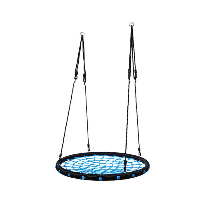 Bird's Nest Colorful Mesh Disc Swing for Kids
