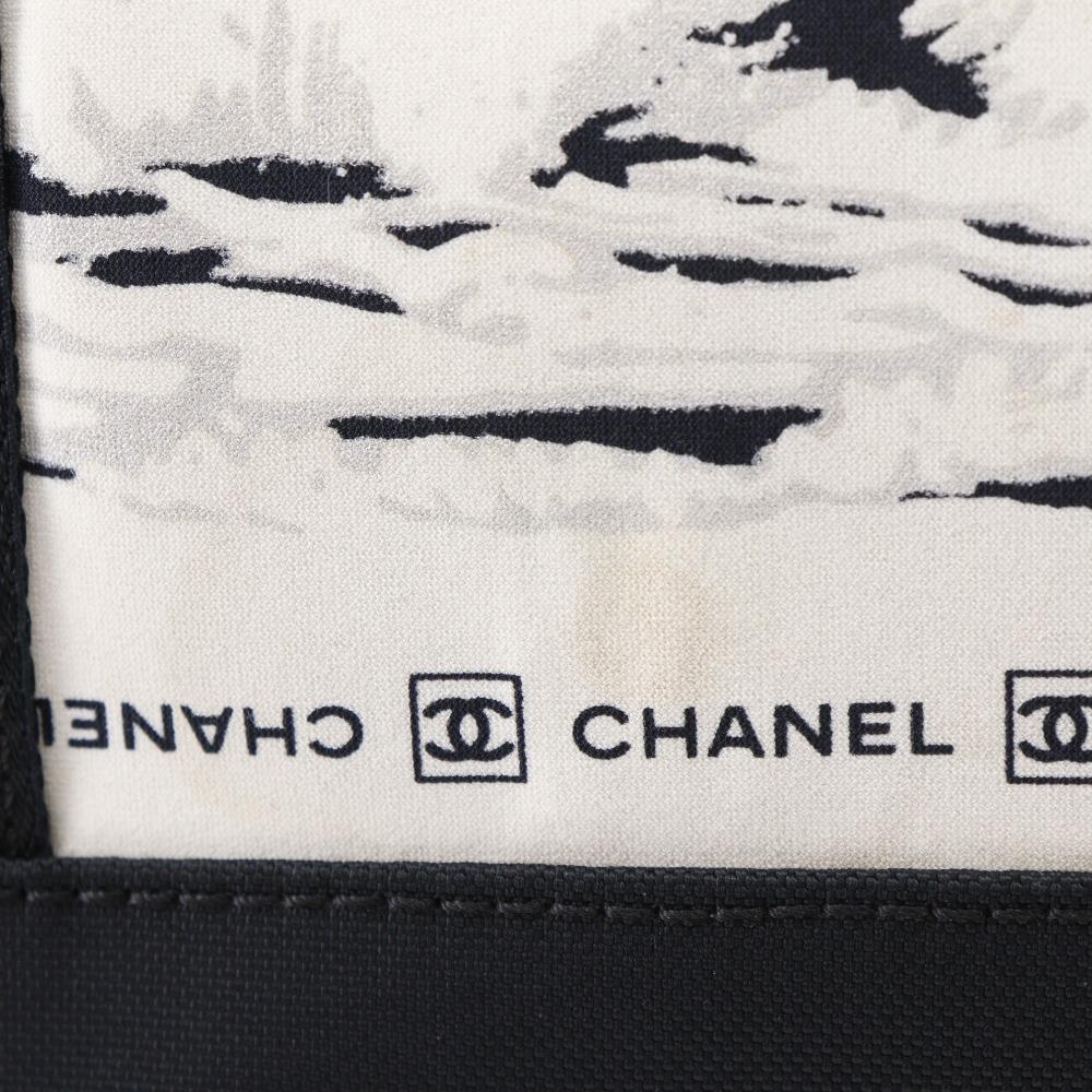 Chanel High Summer Handbag Sports Line Black Nylon Women Used