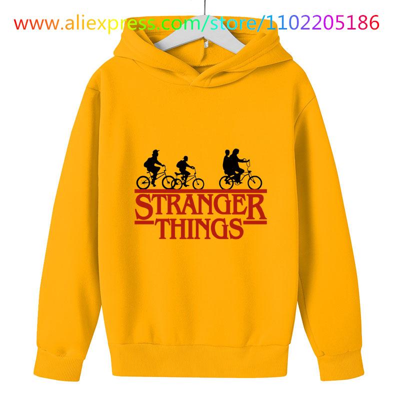 2025 Kinderbekleidung Club Sweatshirts 4-14 Jahre Kinder Baby Mädchen Beliebt Stranger Things 5 Kapuzenpullover Bedruckte Kapuzenpullover Lange Ärmel Kinder Oberteile