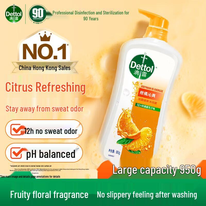 Dettol Citrus Refreshing Shower Gel