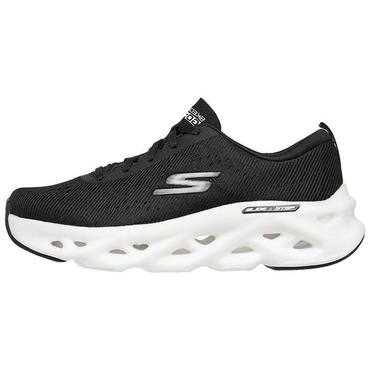 Skechers Glide Step Daily Comfort Cushioning Rebound Low Top Running Shoes Women running shoes Black 128791-BKW 36.5