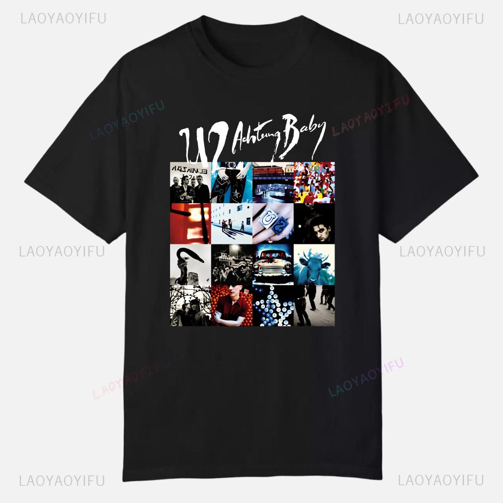 U2 Achtung Baby Album Cover Collage T-shirt XXXL