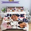 3pcs Bellingham5 Design Cover Set - HD Printed Bedding with 1 Cover and 2 Pillowcases - Perfect for Home and Dorm Decor
