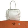 HERMES Box Bag Omnibus PM BOX Hand Bag Taurillon Clemence White