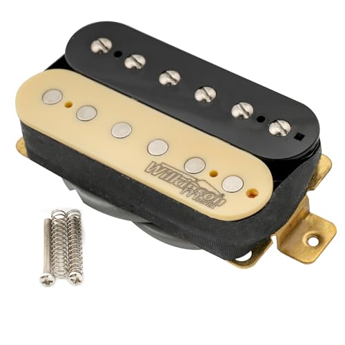 Wilkinson Vintage Classic Alnico 5 Overwound Open Humbucker Pickup for Electric Guitar, Zebra