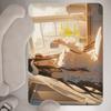 Anime Sexy Girls Gamer Albedo Bathroom Mat Kids Room Bedroom Decoration Balcony Anti-Slip Doormat Living Room Welcome Rug