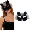 Weiche Katzen-Gesichtsmaske für Cosplay und Halloween-Partys Party-Karnevalsmaske mit verstellbarem Gummiband Angenehm zu tragen
