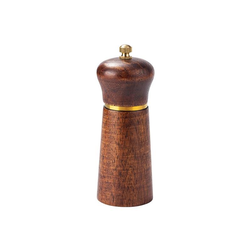 

Wooden Pepper Mills Salt And Pepper Grinder 5/8 Inch Spice Pepper Grinder With Adjustable Ceramic Handheld Herb Seasoning Mills S
