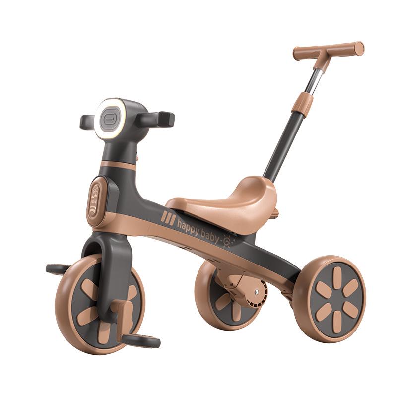 Multifunctional Children's Tricycle & Balance Bike with Music - Lightweight Outdoor Pedal Stroller