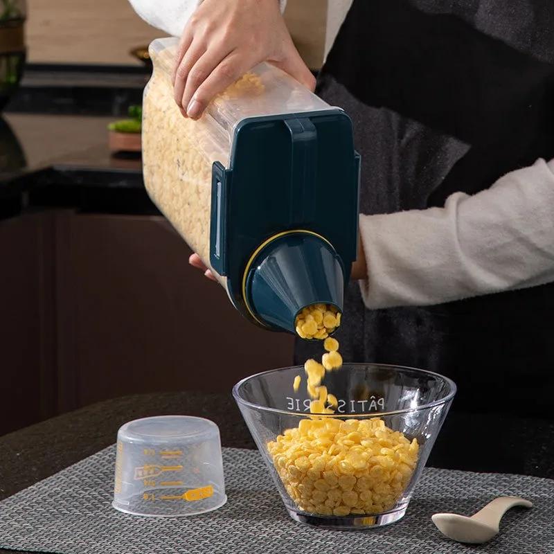 Secchio per la conservazione del cibo per cani Contenitore per la conservazione del cibo per animali domestici Contenitore per la conservazione del grano Contenitore per la conservazione della cucina Contenitore per il riso Contenitore per il cibo per gatti Contenitore sigillato per cereali Accessori per cani e gatti