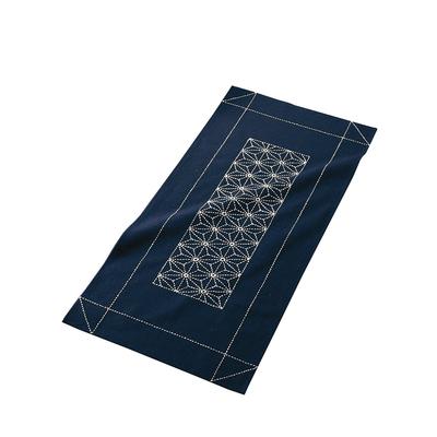 Kit de Bordado Sashiko con Hilo Olympus Mesa Azul Marino 170 cm Centro, Azul,