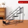 Morin Wrought Iron Four-Tier Syrup and Sauce Bottle Display Rack