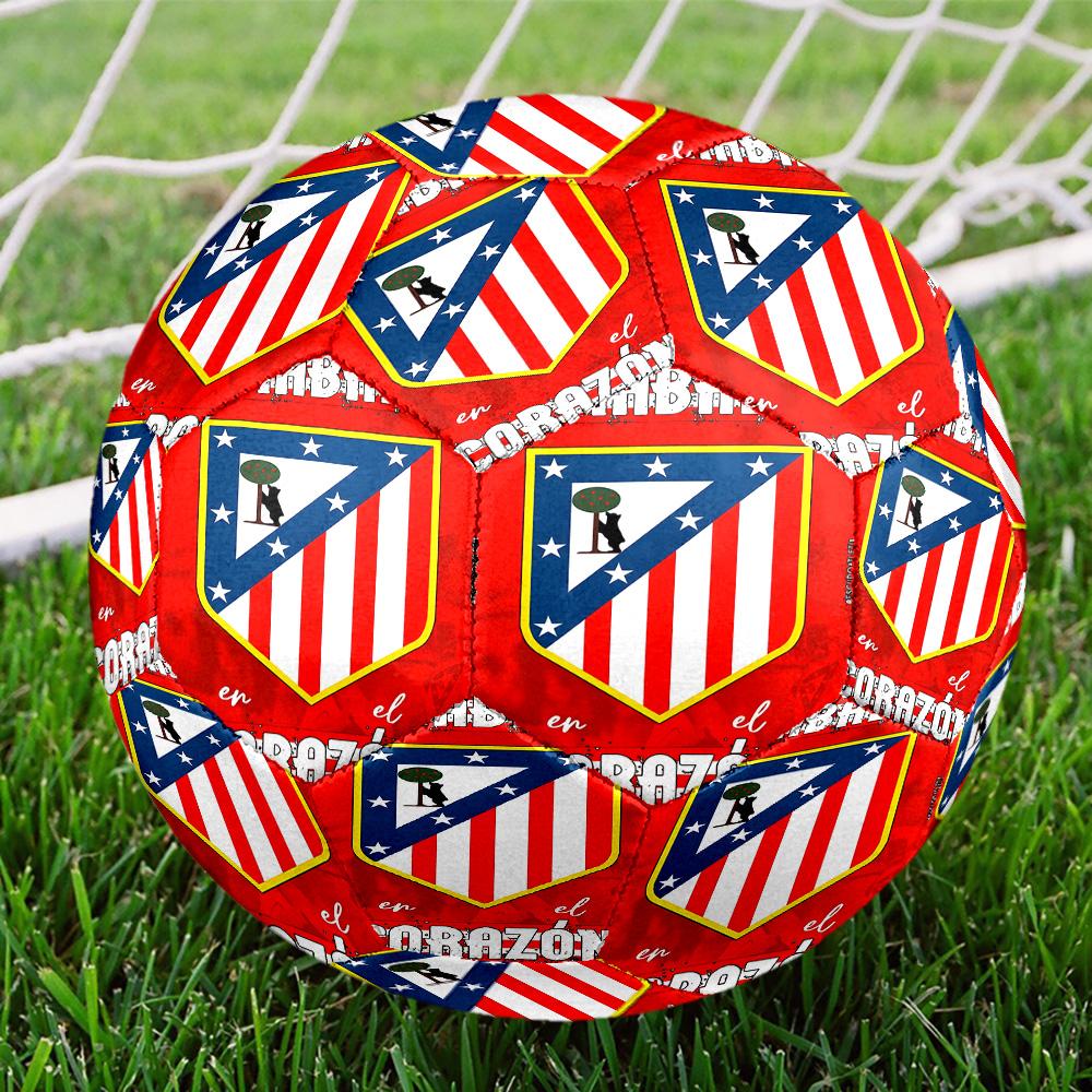 Fußballverein Aufdruck Größe 5 Fußball, Standard-Spielball für Sportspiele und Mannschaftstraining, Ideales Geschenk für Fußballfans