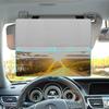 NAZZO Sun Visor Extender For Car, Sun Blocker With PC Sunshade Lens, Magnetic Mounting Adjustable Position, Protect From Glare, UV Rays, Snow
