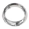 7 Inch Motorcycle Headlight Adapter Round Mounting Ring Bracket Head Lamp Adapter Silver