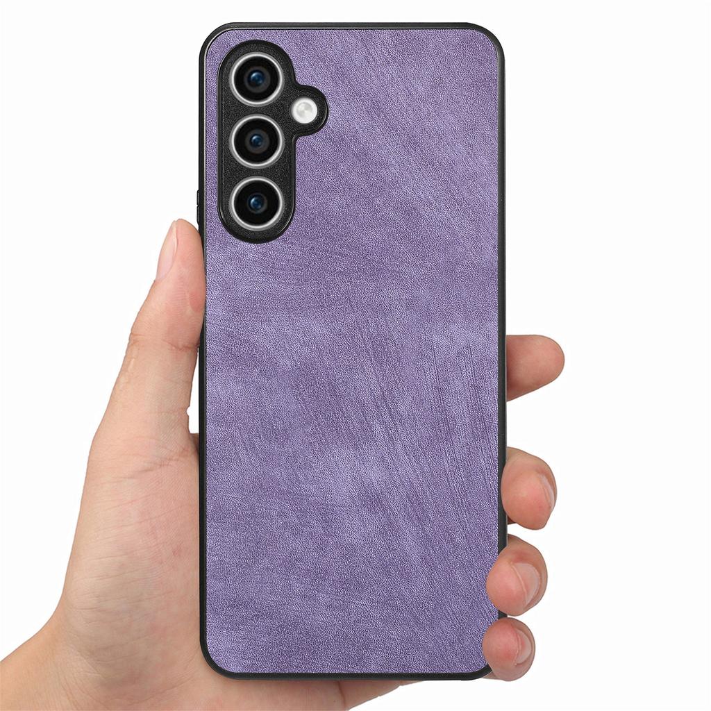For Samsung Galaxy S23 FE Case Shockproof Slim Retro Leather Phone Back Cover