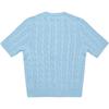 Polo Ralph Lauren FW25 Pony Embroidered Crew Neck Button Short Sleeve Knit Top Women tops WMPOSWENDW20446-400