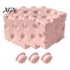 Classroom Sensory Toy Cheese Squeeze Slow Rising Stress Relief Soft Rebound Foam Texture Cube Fidget for Office Home Use