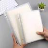 Minimalist Plastic Ring Binder Student Notebook Planner