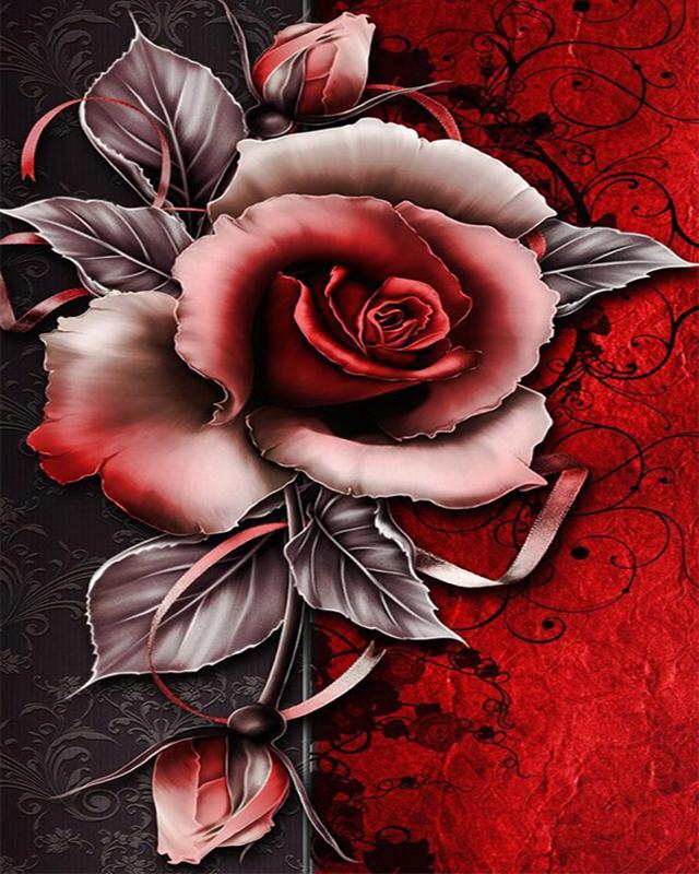 Diamond Painting New Flowers 5D DIY Diamond Embroidery Full Set Sale Landscape Rhinestones Diamond Mosaic Handicraft