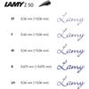 LAMY Z 50 Feine Feder Set - Schwarz.