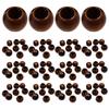 Wooden Beads with Large Through Holes, 100 pcs for DIY Bracelet, Necklace, Keychain, and Clothing Decoration Projects