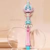 Glowing Magic Wand Princess Stick Queen Scepter for Toddler Girls Outdoor Summer for Play Holiday Party Flea Market Supp