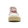 Li Ning 001 BTC 2 Slip Resistant, Abrasion Resistant, Breathable Low Top Skateboard Shoes Unisex White Red AGCV019-1