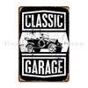 Classic Car Garage Etraveler Metal Plaque Poster Mural Living Room Customize Bar Cave Funny Tin Sign Poster