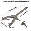 Clutch Fan Removal Tool Adjustable Spanner Wrench Y-type Spanner Fan Clutch Wrench Scooter Repair Tools For Motorcycle Scooter