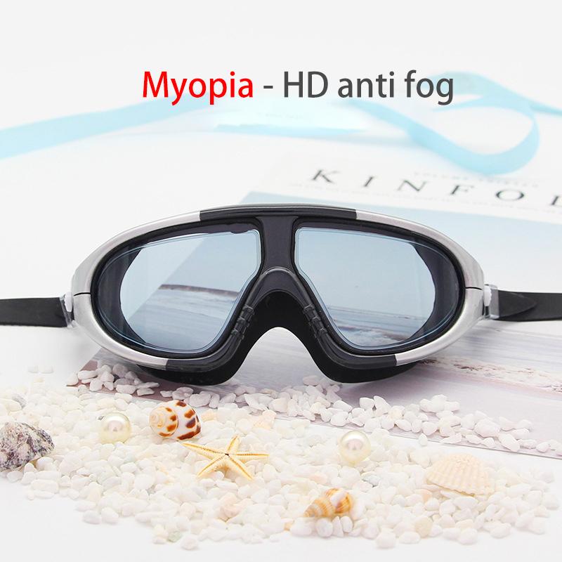 Men Women Optical Swimming Goggles Adult Anti-fog UV Protection Swim Eyewear Waterproof Silicone -1.5 To -8 Myopia Swim Glasses