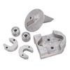 Aluminum Anode Kit 888756Q02 Anode Set Replacement for MerCruiser MR Alpha One 1984‑1990