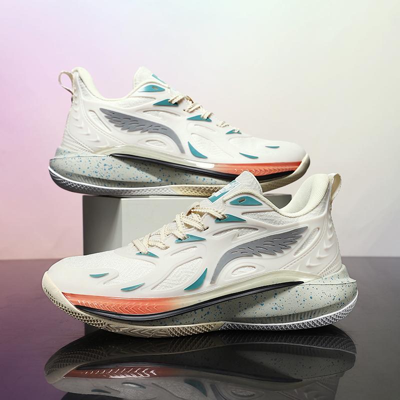 Flash cushioning white basketball shoes student sharp blade actual combat high school entrance examination breathable sports shoes