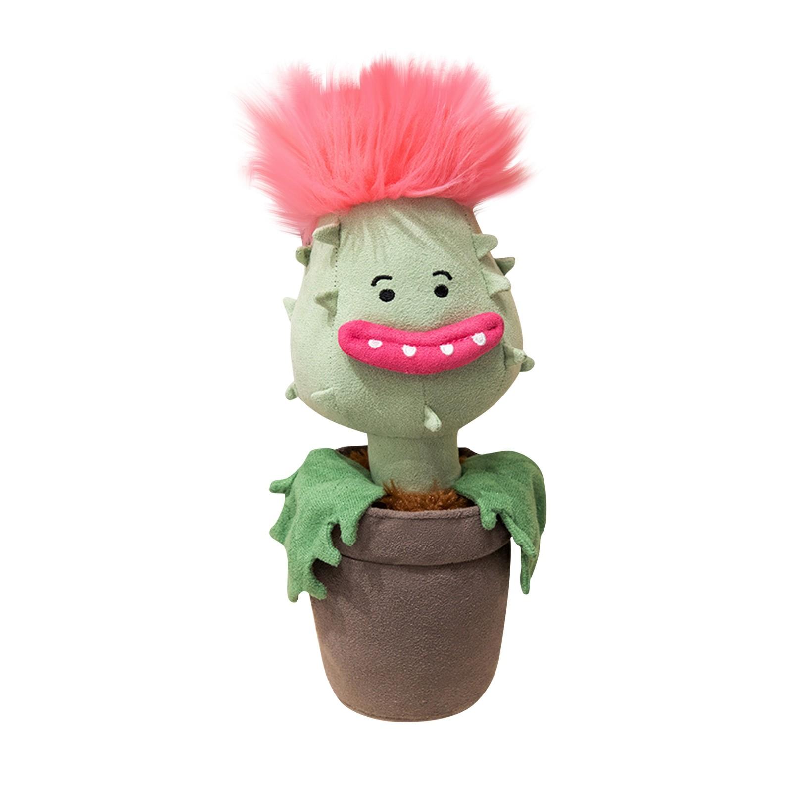 Плюшевые игрушки с плотоядными цветами в горшках — фото 3