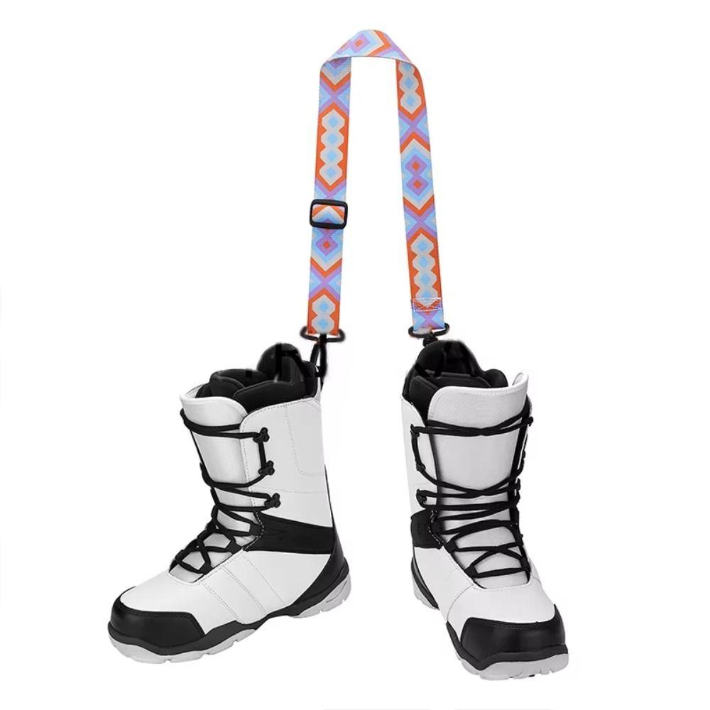 Thickened Skiing Shoes Carrier Shoulder Carrying Snowboard Boot Strap Ski Boot Strap Winter Gear