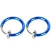 Spring Nose Septum Ring Earrings Two False Clips Non-Perforated Jewelry For Men And Women