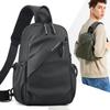 Men Luxury Waterproof Chest Bag Nylon Large Capacity Outdoor Travel Shoulder Bag High Quality Crossbody Sling Backpack