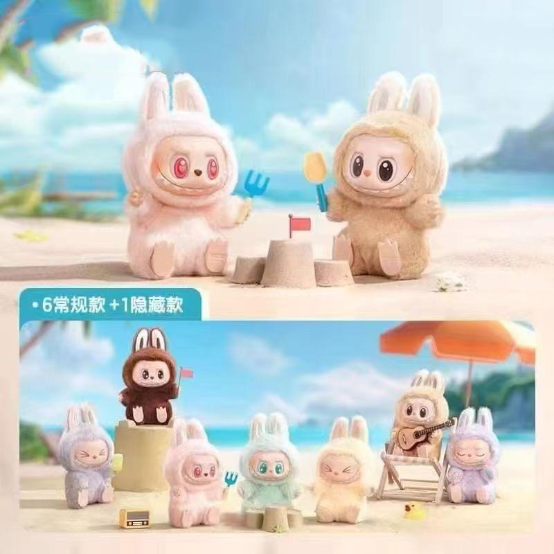 NUEVO Labubu El Monstruo de Esmalte V1 V2 Serie Caja Ciega de Peluche, Juguete de Base de Vinilo, Personajes Animados, Caja Sorpresa Misteriosa, Caja Ciega Llavero