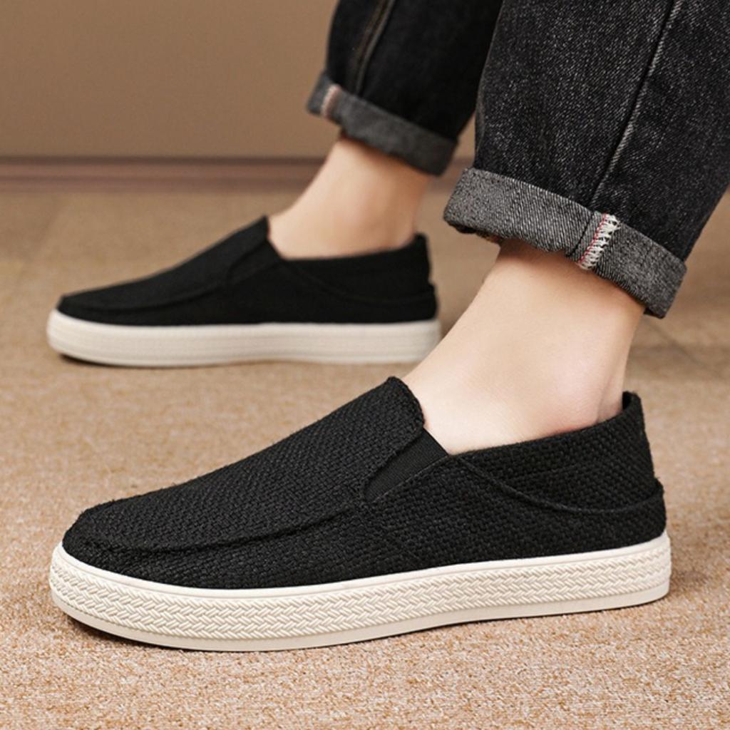 Men's Shoes, New Spring Style, Mesh-top Shoes, Slip-on, Breathable, Dad Shoes, Soft Sole, Comfortable