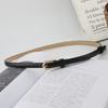 Women's Pin Buckle Thin Belt Fashion Trendy Waistband Dresses Decoration PU Leather Belt