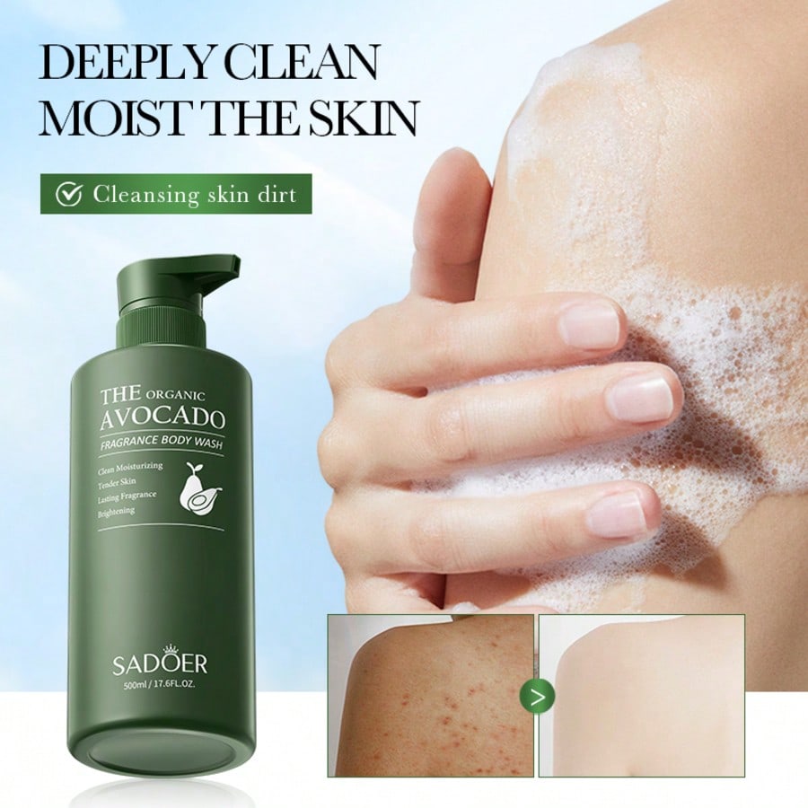 Avocado Niacinamide Brightening Body Lotion, Whitening Body Cream, Avocado Aroma Type, Moisturizes and Removes Dry Skin, Prevents Dryness