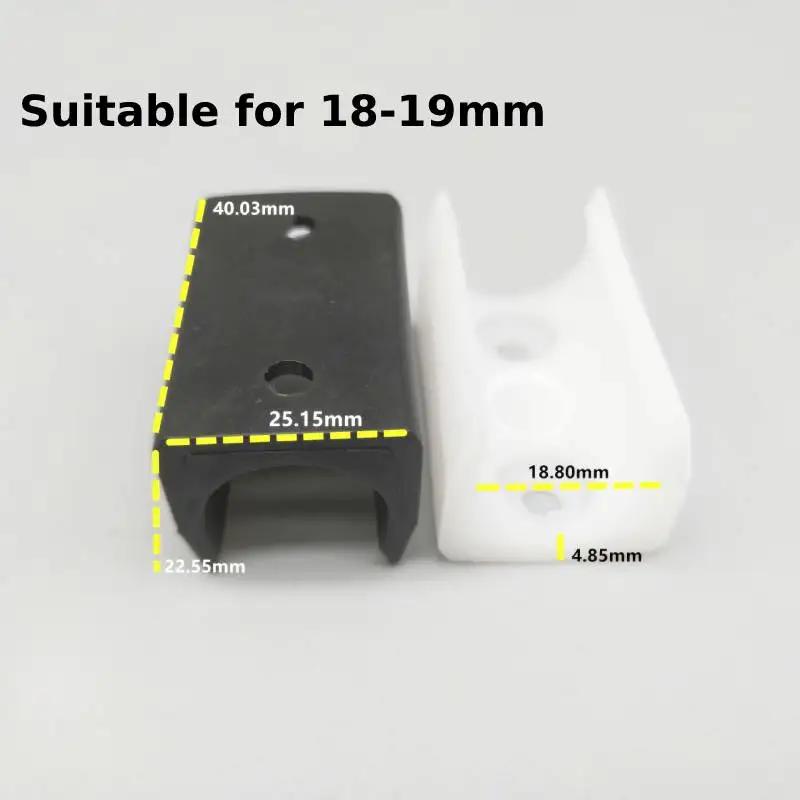 10pcs U Shaped Floor Surface Glides Furniture Feet Plastic Rectangle Non-Slip Chair Legs Caps Floor Protector Chair Furniture Foot Pads Covers for